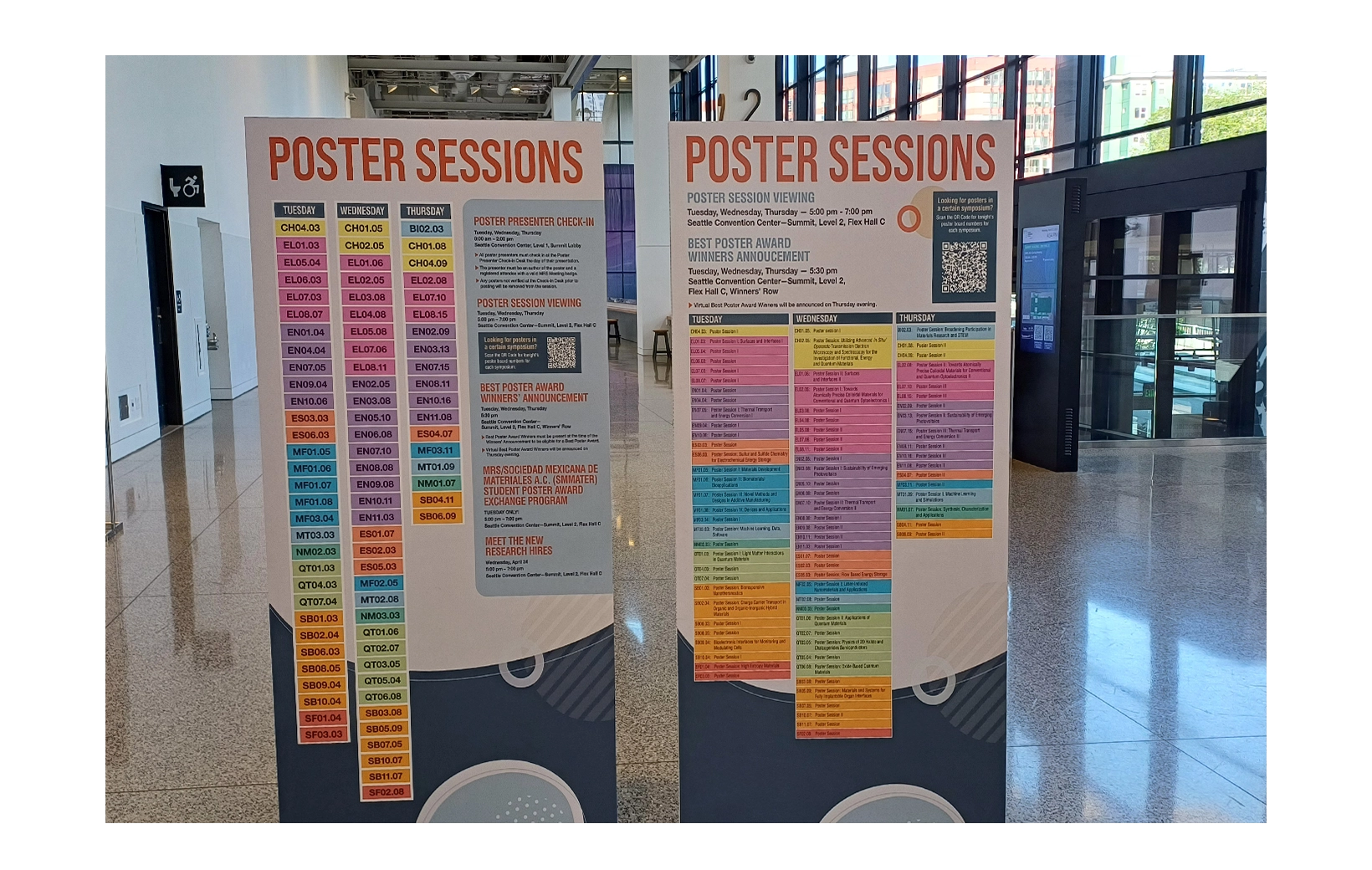 2024 MRS Spring Poster Session List