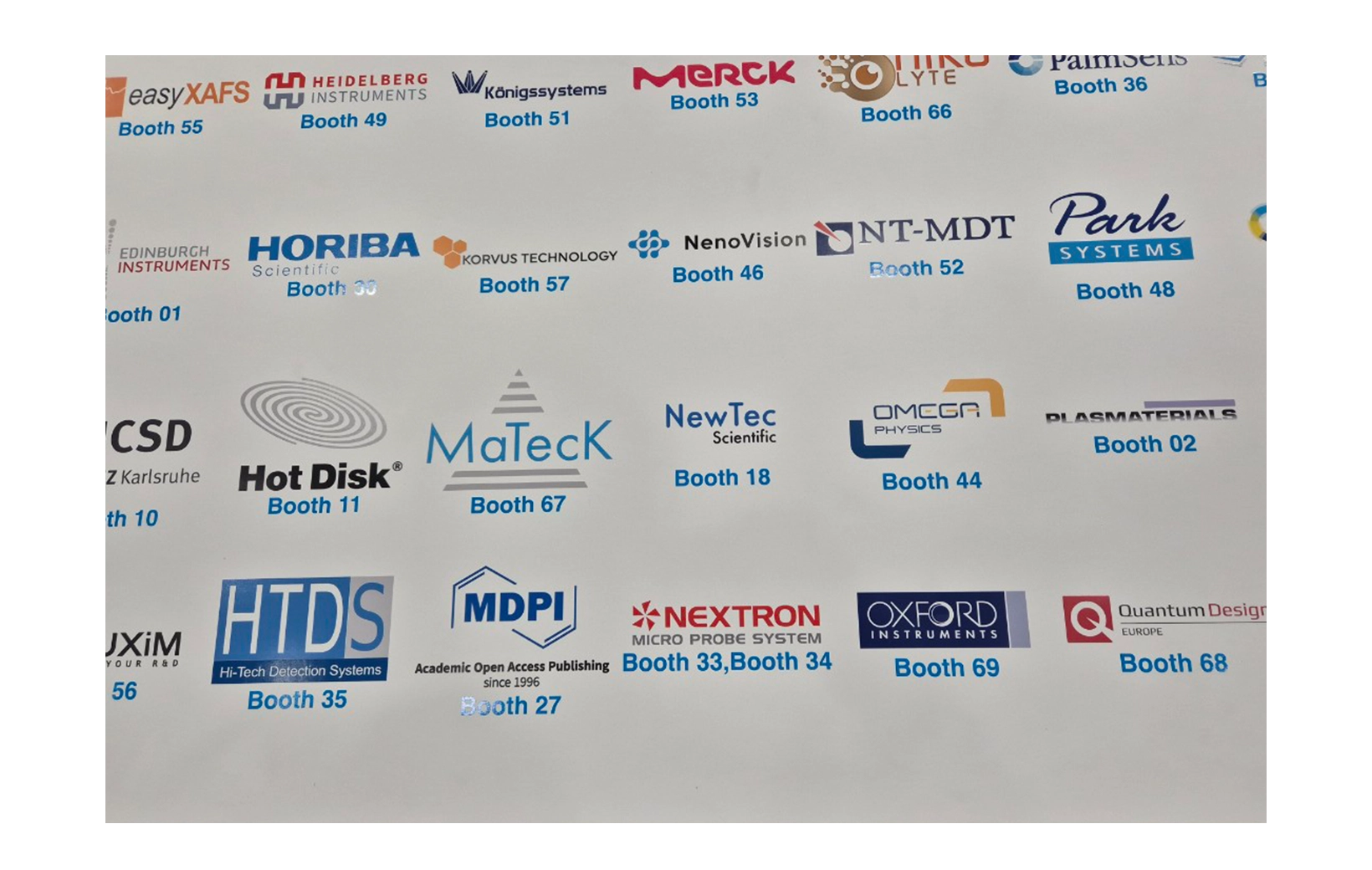 Nextron's booth number provided by 2024 EMRS